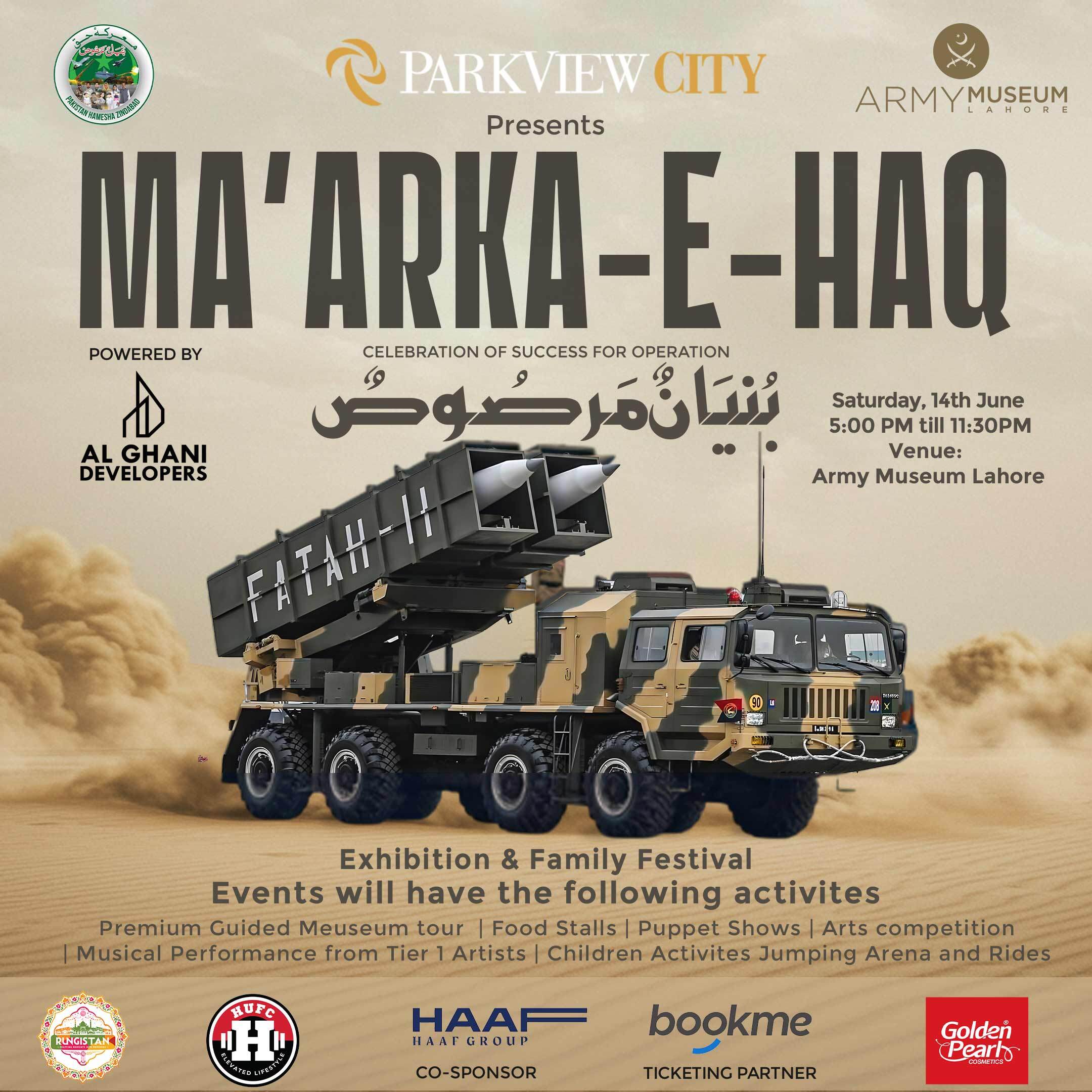 Ma’arka-e-Haq Exhibition & Family Festival
