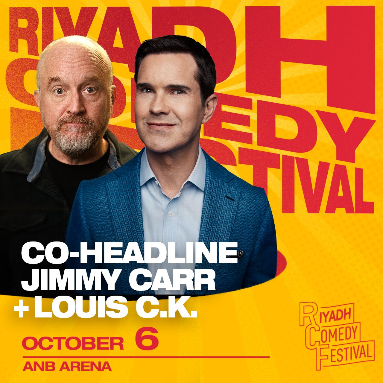 Co-Headline: Jimmy Carr + Louis C.K.