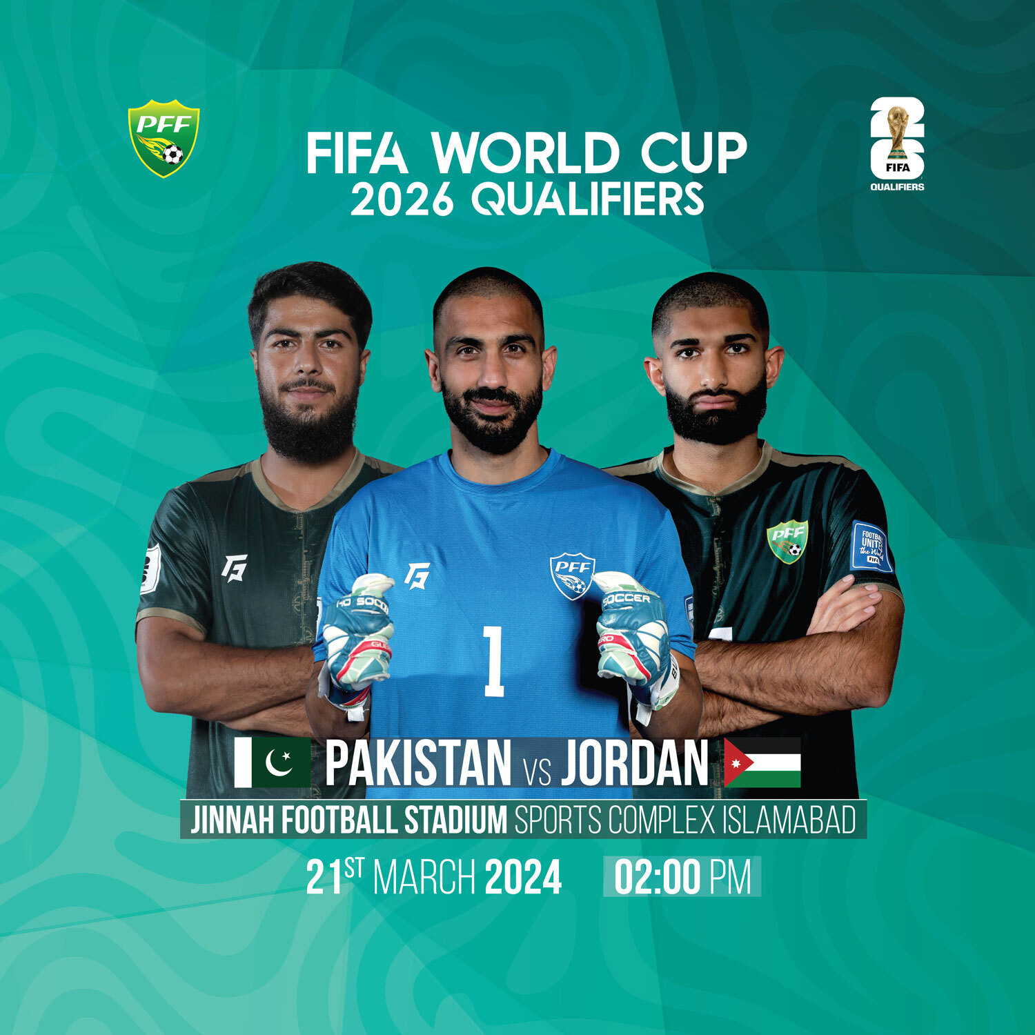 FIFA World Cup 2026 Qualifier: Tickets for Pakistan-Jordan