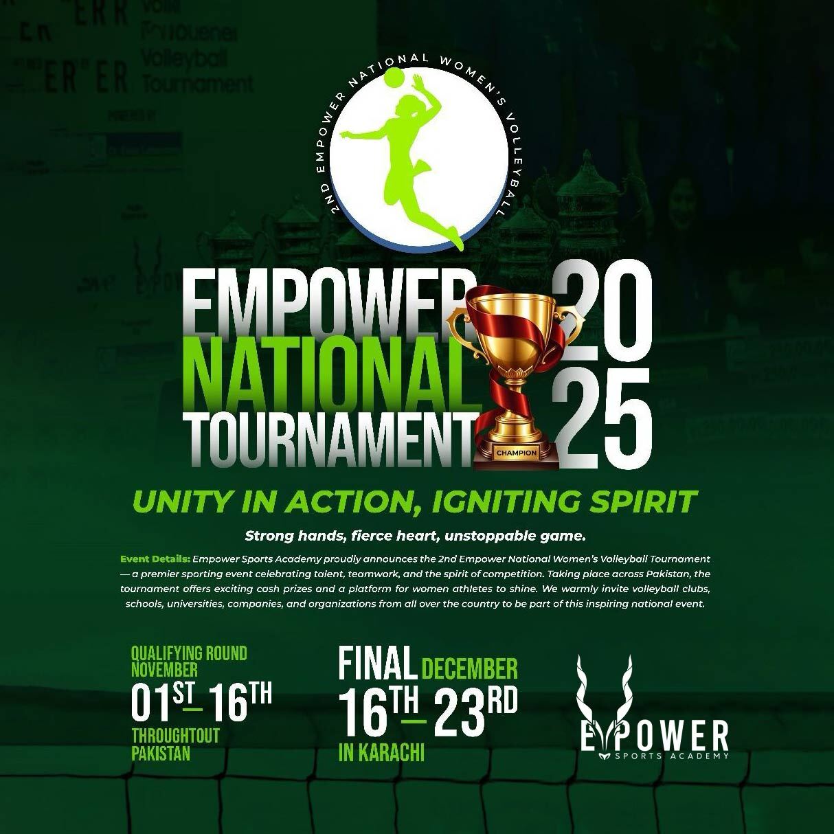 Empower National Women Volleyball Tournament 2025